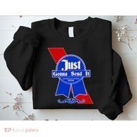 Just Gonna Send It Nother Day Nother Beer Blue Ribbon Sweatshirt thumb 2