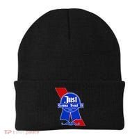 Just Gonna Send It Nother Day Nother Beer Blue Ribbon Beanie thumb 0