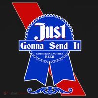 Just Gonna Send It Nother Day Nother Beer Blue Ribbon Women's Hoodie thumb 2