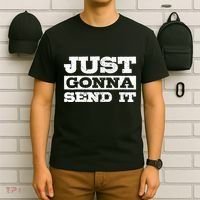 Just Gonna Send It Motocross Mountain Bike Ski Snowboard BMX T-Shirt thumb 6