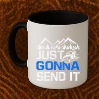 Just Gonna Send It retro Snowmobiling Motor Sled Riders Coffee Mug thumb 2