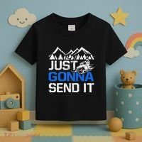 Just Gonna Send It retro Snowmobiling Motor Sled Riders Toddler T-Shirt thumb 3