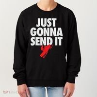 Just Gonna Send It Snowmobile Women's Sweatshirt thumb 0