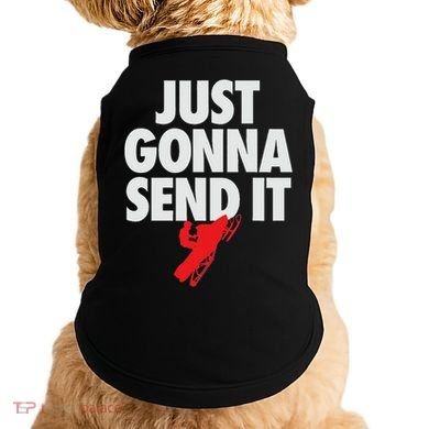 Just Gonna Send It Snowmobile Doggie Tank