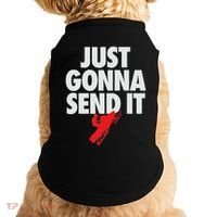Just Gonna Send It Snowmobile Doggie Tank thumb 0