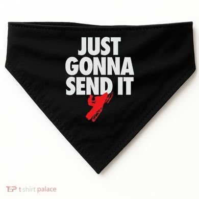 Just Gonna Send It Snowmobile USA-Made Doggie Bandana