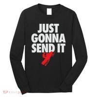 Just Gonna Send It Snowmobile Long Sleeve Shirt thumb 0