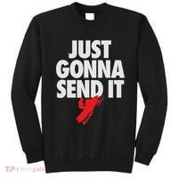 Just Gonna Send It Snowmobile Sweatshirt thumb 0