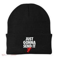 Just Gonna Send It Snowmobile Beanie thumb 0