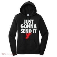 Just Gonna Send It Snowmobile Women's Hoodie thumb 0