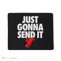 Just Gonna Send It Snowmobile Mousepad thumb 0