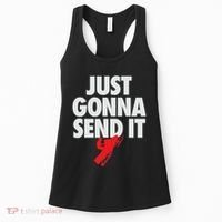 Just Gonna Send It Snowmobile Women's Tank Top thumb 0