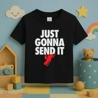 Just Gonna Send It Snowmobile Toddler T-Shirt thumb 3