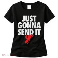 Just Gonna Send It Snowmobile Women's T-Shirt thumb 0