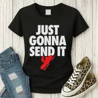 Just Gonna Send It Snowmobile Women's T-Shirt thumb 3