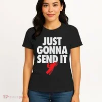 Just Gonna Send It Snowmobile Women's T-Shirt thumb 4