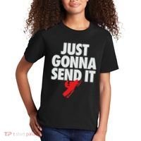 Just Gonna Send It Snowmobile Kids T-Shirt thumb 2