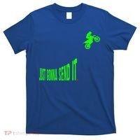 Just Gonna Send It Funny Motocross Dirt Bike Meme Biker Gift T-Shirt thumb 0