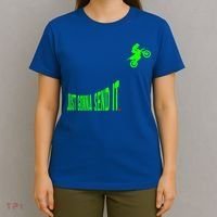 Just Gonna Send It Funny Motocross Dirt Bike Meme Biker Gift T-Shirt thumb 4