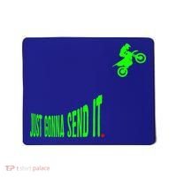 Just Gonna Send It Funny Motocross Dirt Bike Meme Biker Gift Mousepad thumb 0