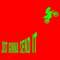 Just Gonna Send It Funny Motocross Dirt Bike Meme Biker Gift Santa Hat thumb 1