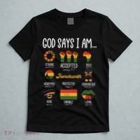 Juneteenth God Says I Am Celebrating Black Freedom 1865 T-Shirt thumb 5