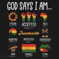 Juneteenth God Says I Am Celebrating Black Freedom 1865 Women's Hoodie thumb 2