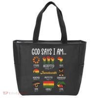 Juneteenth God Says I Am Celebrating Black Freedom 1865 Tote Bag thumb 0