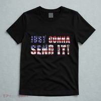 Just Gonna Send It Funny Patriotic Saying Distressed T-Shirt thumb 5