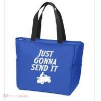 Just Gonna Send It Going To 4 Wheeling Four Wheeler Atv Gift Tote Bag thumb 3