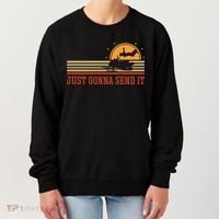 Just Gonna Send It For A Snowmobile Rider Snowmobile Meaningful Gift Women's Sweatshirt thumb 0