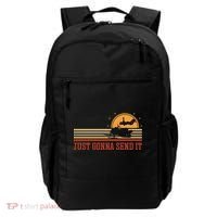 Just Gonna Send It For A Snowmobile Rider Snowmobile Meaningful Gift Backpack thumb 0
