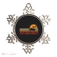 Just Gonna Send It For A Snowmobile Rider Snowmobile Meaningful Gift Ornament thumb 0