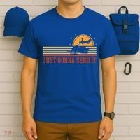 Just Gonna Send It For A Snowmobile Rider Snowmobile Meaningful Gift T-Shirt thumb 6