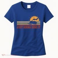 Just Gonna Send It For A Snowmobile Rider Snowmobile Meaningful Gift Women's T-Shirt thumb 0