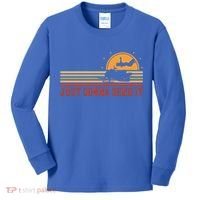 Just Gonna Send It For A Snowmobile Rider Snowmobile Meaningful Gift Kids Long Sleeve Shirt thumb 0