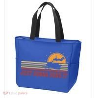 Just Gonna Send It For A Snowmobile Rider Snowmobile Meaningful Gift Tote Bag thumb 3