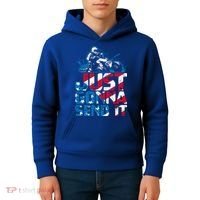 Just Gonna Send It Gift Patriotic American Flag Quad Atv Gift Kids Hoodie thumb 4