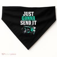 Just Gonna Send It Utv Side By Side Off Road 4x4 Mudding Atv Great Gift USA-Made Doggie Bandana thumb 0