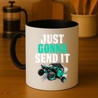 Just Gonna Send It Utv Side By Side Off Road 4x4 Mudding Atv Great Gift Coffee Mug thumb 4