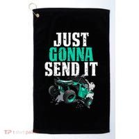 Just Gonna Send It Utv Side By Side Off Road 4x4 Mudding Atv Great Gift Golf Towel thumb 0