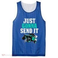 Just Gonna Send It Utv Side By Side Off Road 4x4 Mudding Atv Great Gift Mesh Reversible Basketball Jersey Tank thumb 0