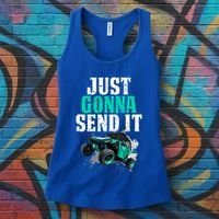Just Gonna Send It Utv Side By Side Off Road 4x4 Mudding Atv Great Gift Women's Tank Top thumb 3