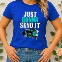 Just Gonna Send It Utv Side By Side Off Road 4x4 Mudding Atv Great Gift Women's T-Shirt thumb 2