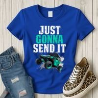 Just Gonna Send It Utv Side By Side Off Road 4x4 Mudding Atv Great Gift Women's T-Shirt thumb 3