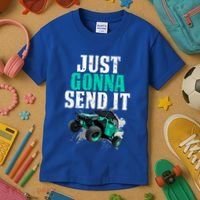 Just Gonna Send It Utv Side By Side Off Road 4x4 Mudding Atv Great Gift Kids T-Shirt thumb 3
