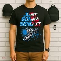 Just Gonna Send It Motocross Dirt Bike Tee T-Shirt thumb 6