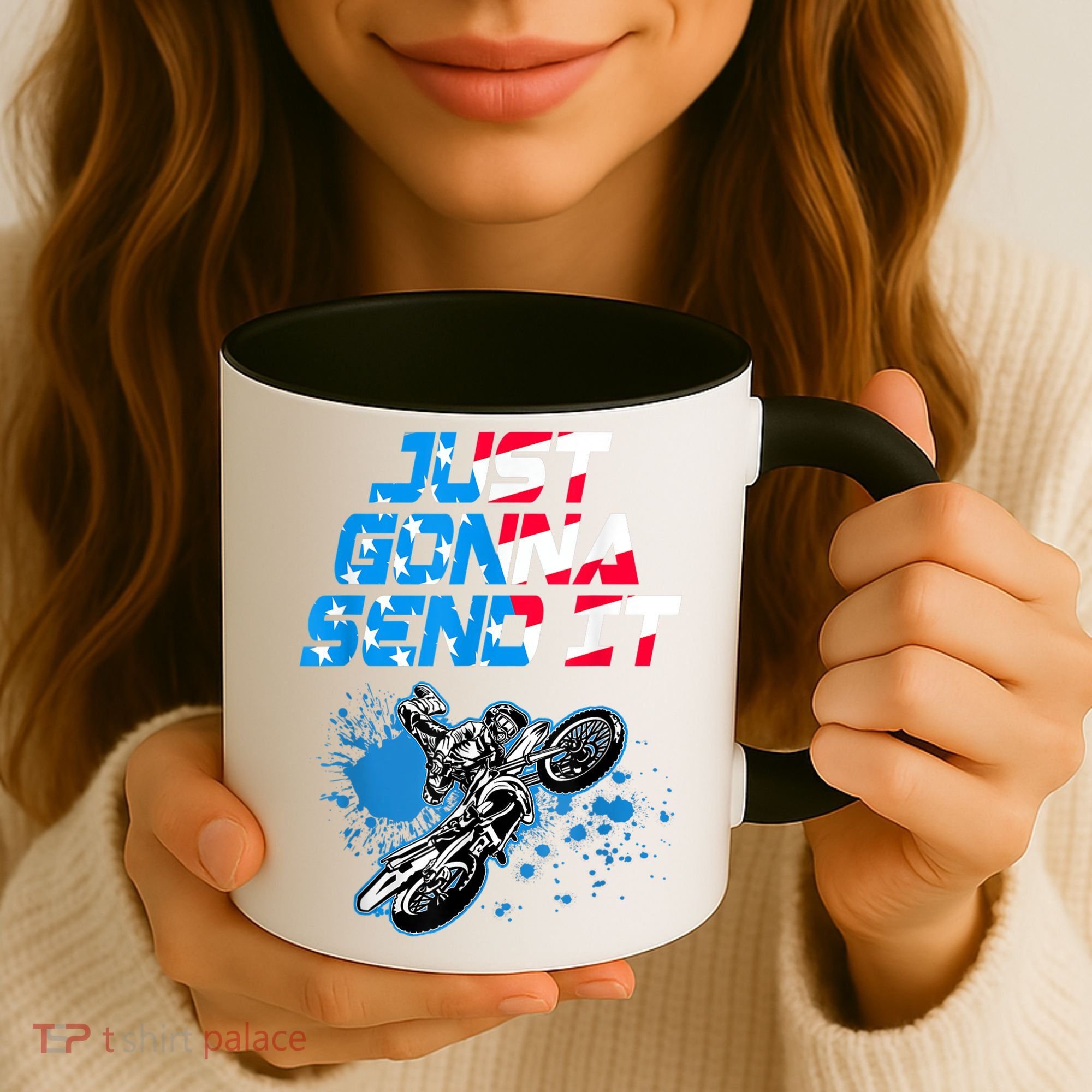 Just Gonna Send It Motocross Dirt Bike Tee Coffee Mug