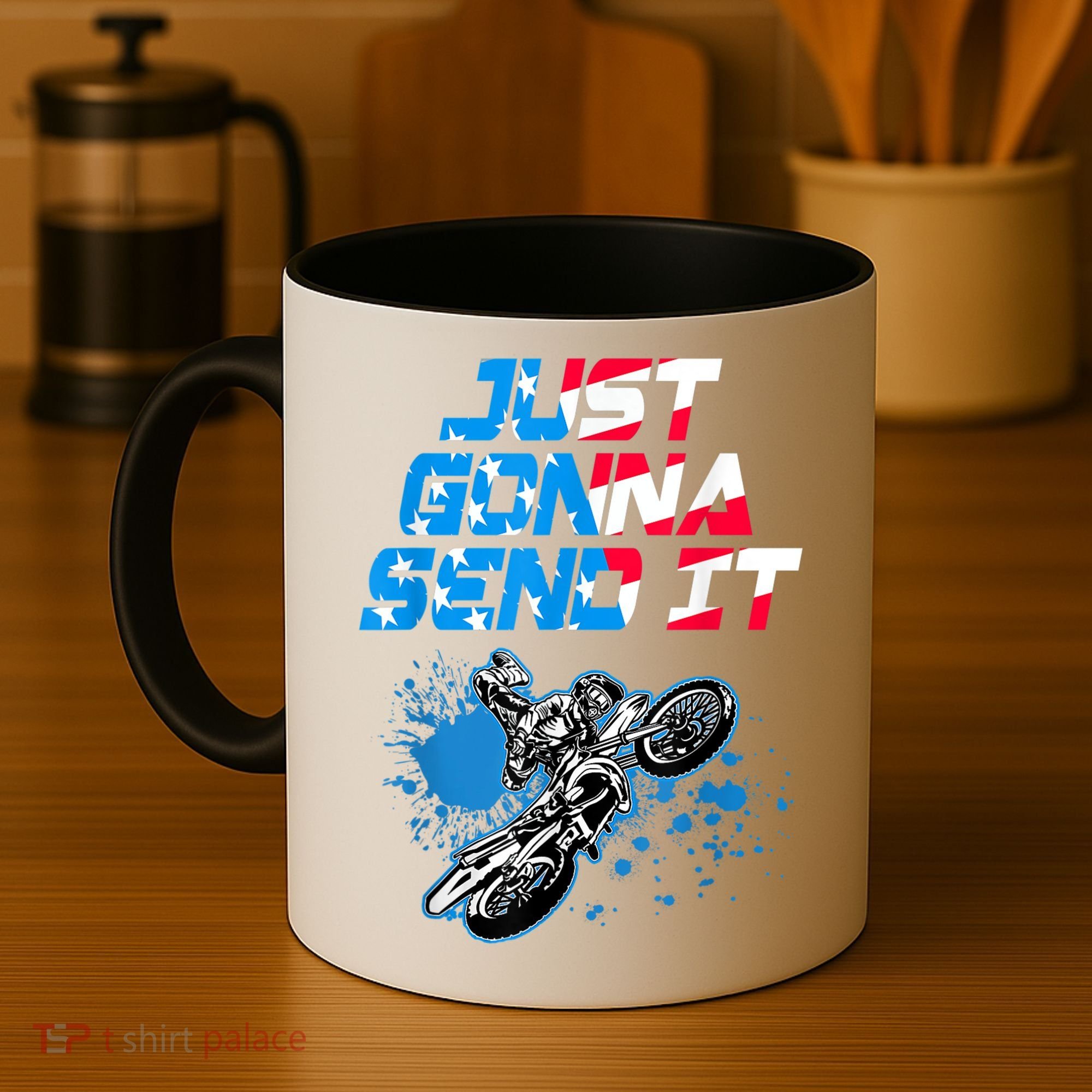 Just Gonna Send It Motocross Dirt Bike Tee Coffee Mug