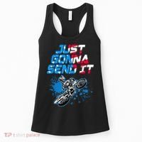 Just Gonna Send It Motocross Dirt Bike Tee Women's Tank Top thumb 0